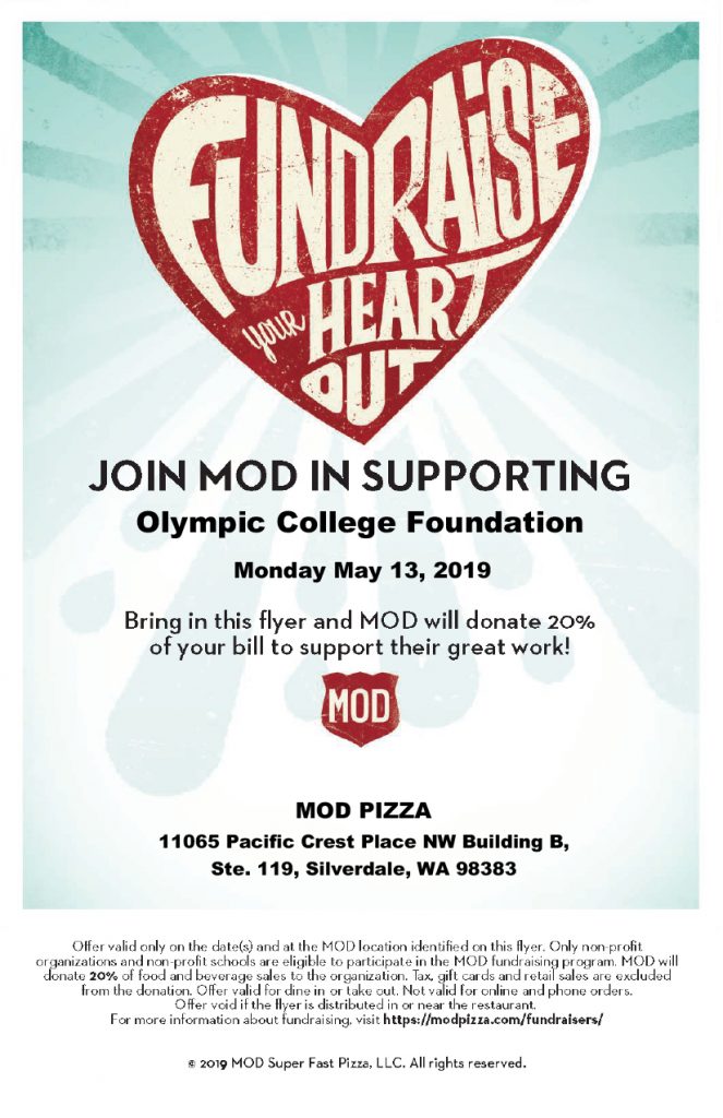 MOD Pizza supports OC Flyer