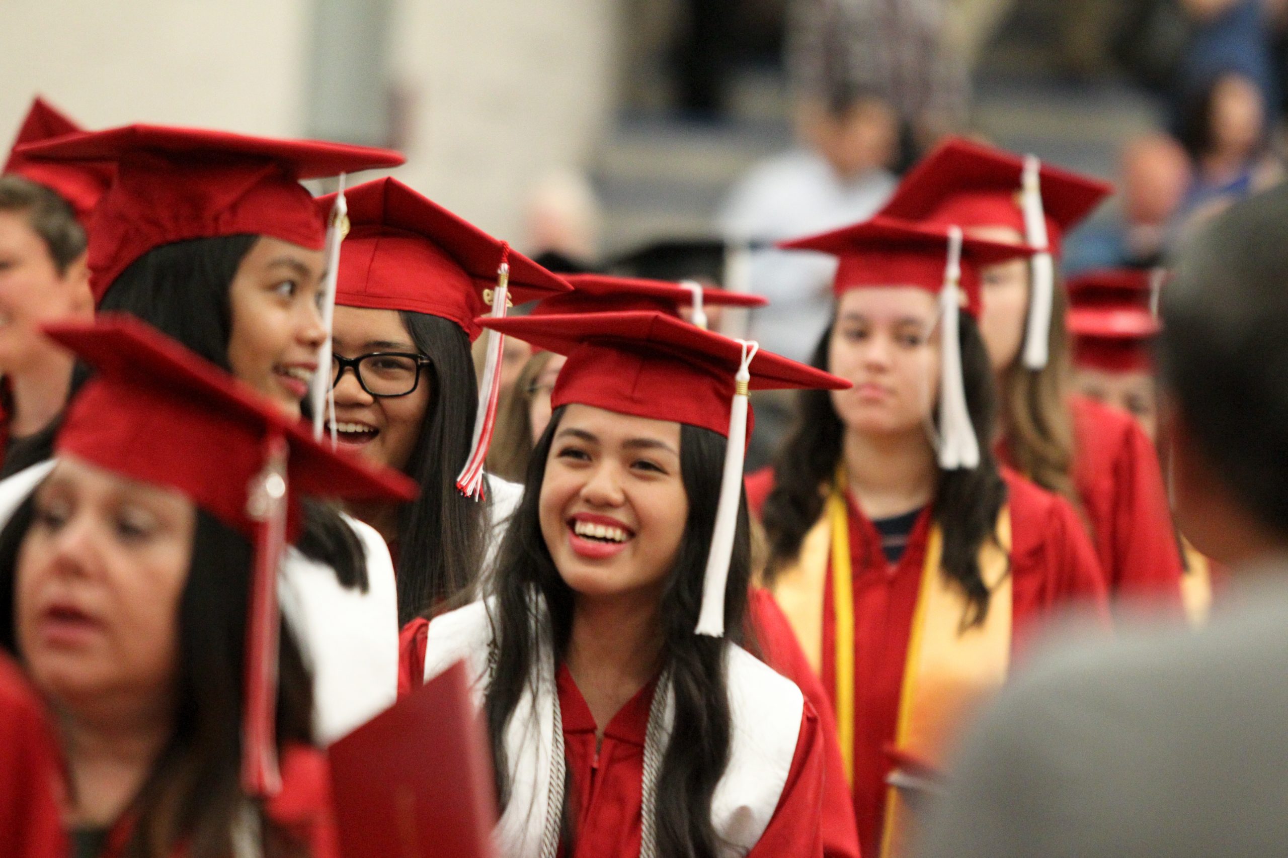Group of students on graduation day